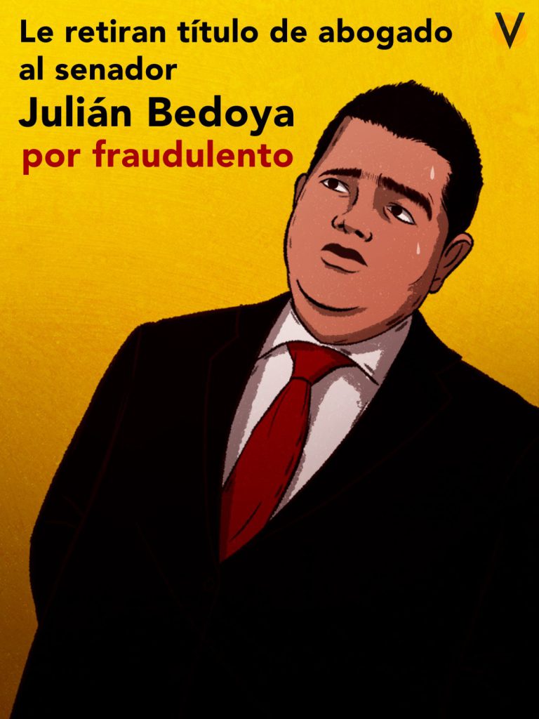 Julián Bedoya falso titulo
