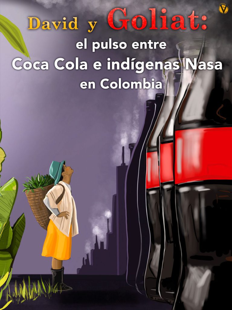 Coca cola demanda coca Nasa indígenas Colombia coca