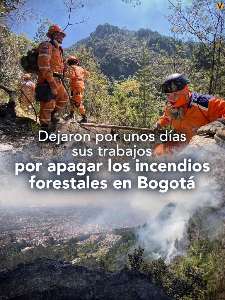 Incendios forestales Bogotá Voluntarios