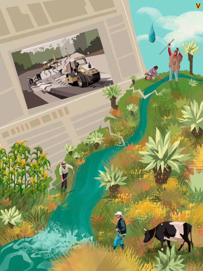 Páramo las Tinajas Valle Tierras Campesinos, indígenas, medio ambiente