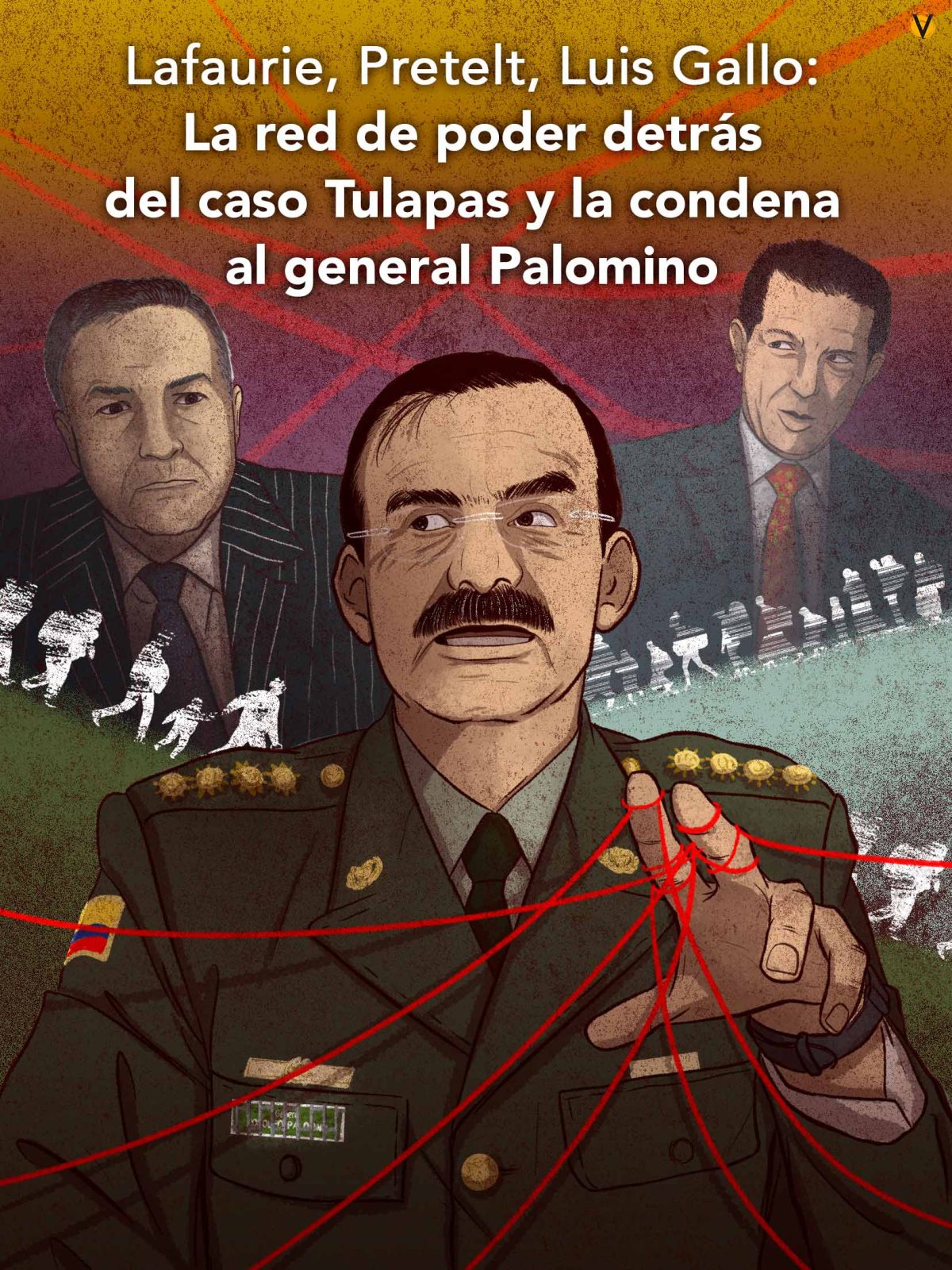 La condena por tráfico de influencias se conecta con un proceso de despojo de tierras, cuyos responsables han tenido relaciones con empresarios, magistrados, políticos, generales y hasta con el expresidente Uribe.