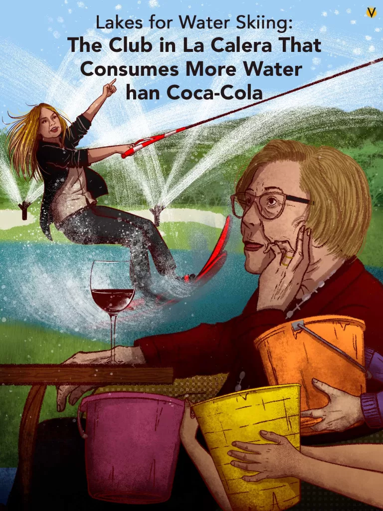 Lakes for Water Skiing: The Club in La Calera That Consumes More Water Than Coca-Cola