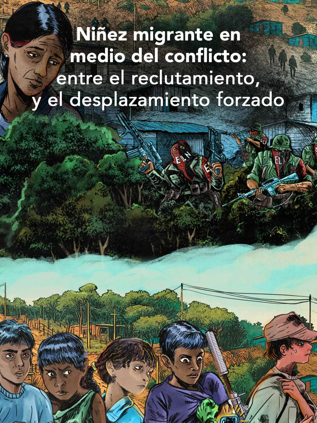 En la última década del éxodo venezolano, el gobierno colombiano ha reconocido que más de un centenar de niñas, niños y adolescentes migrantes ha sido víctima de reclutamiento, violencia sexual, artefactos explosivos, amenazas de muerte o han quedado huérfanos por la acción de grupos armados. Las disidencias de las FARC son la estructura de la que se ha rescatado y desvinculado a la mayoría de estos menores de edad.