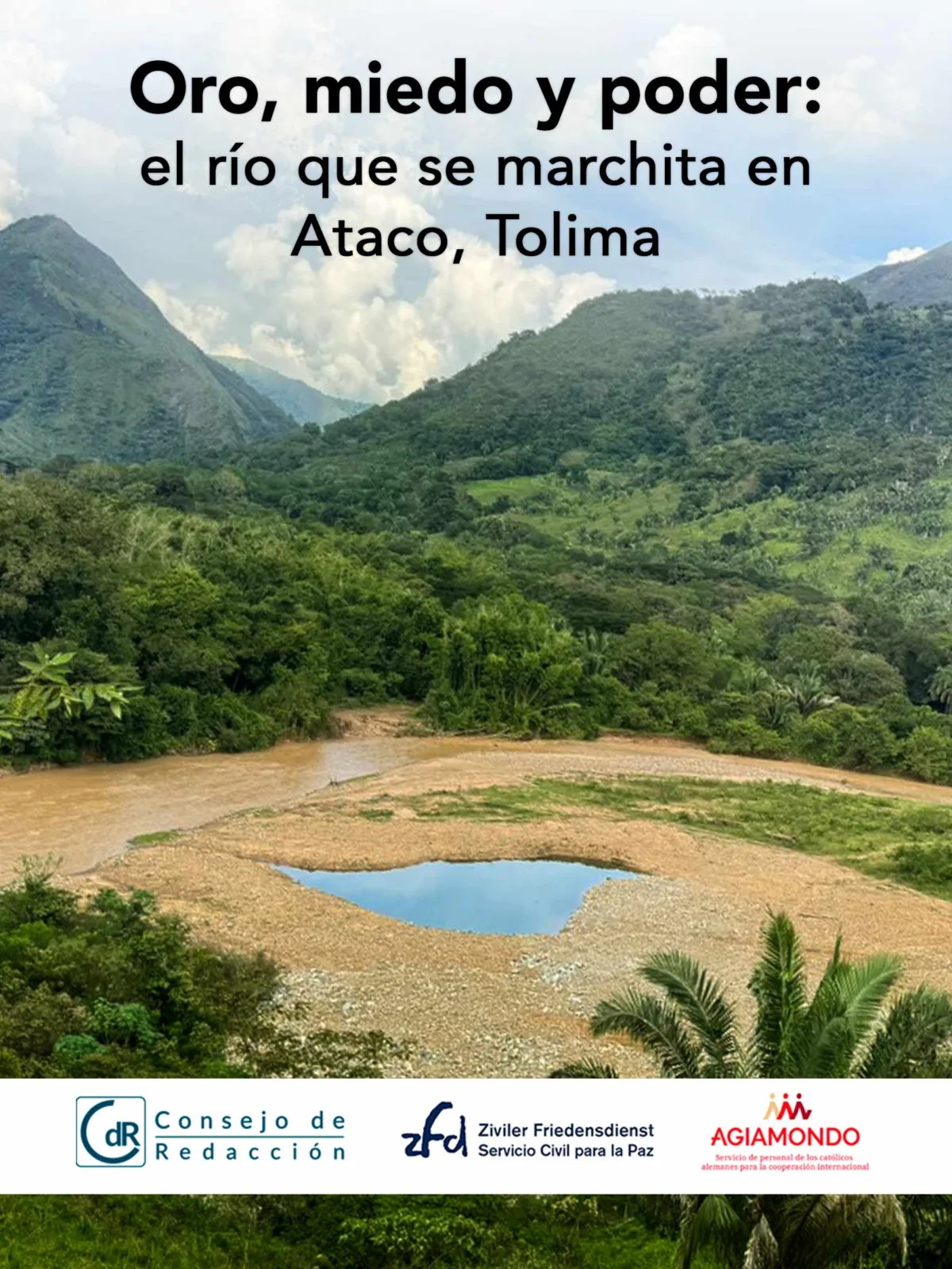 La bonanza aurífera ha transformado este municipio: en apenas dos años, la población creció cerca de un 30 % con la llegada de 5.000 forasteros. El uso indiscriminado de mercurio está devastando el río Saldaña; un solo gramo de este metal contamina 600.000 litros de agua.