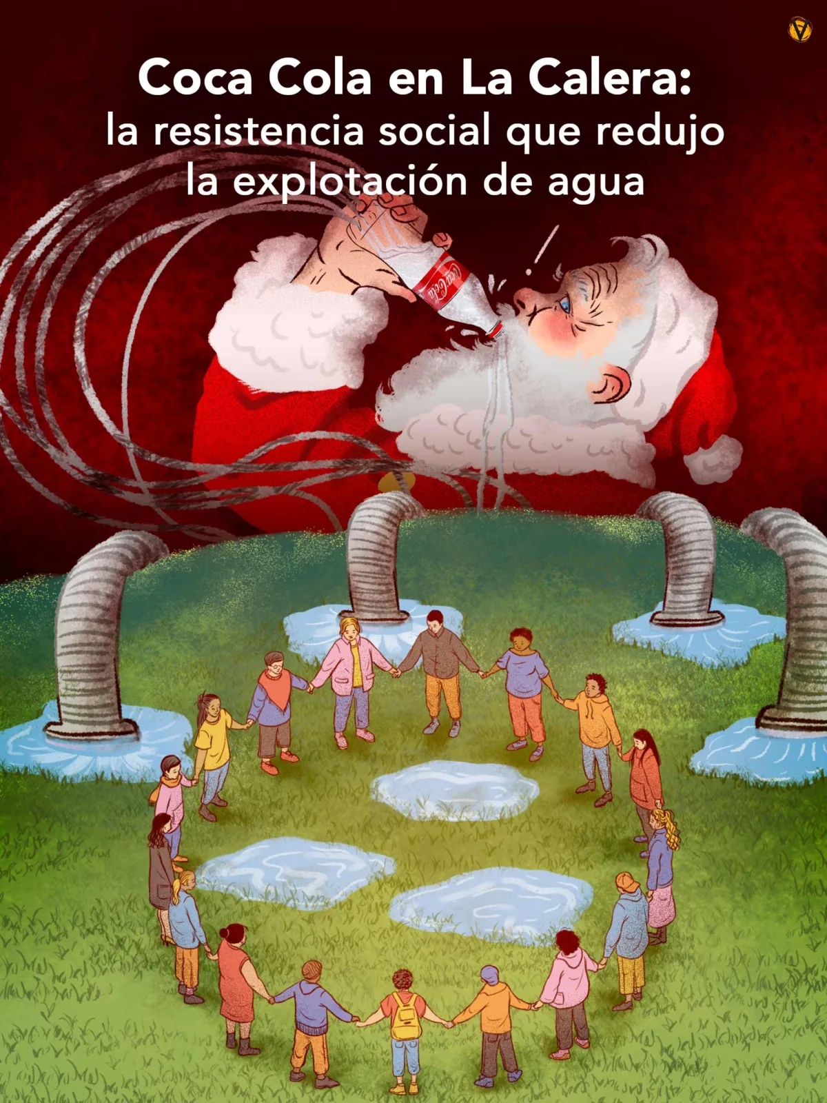 En medio de amenazas y hostigamientos, líderes y organizaciones lograron un hito histórico en La Calera: que se priorice el consumo humano del agua sobre el negocio de embotellamiento que tiene Coca Cola en la zona. Ahora, piden garantías.