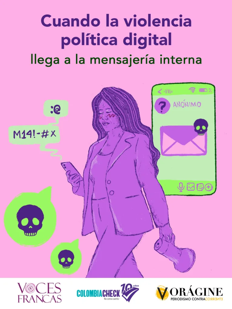 Cuando la violencia política digital llega a la mensajería interna