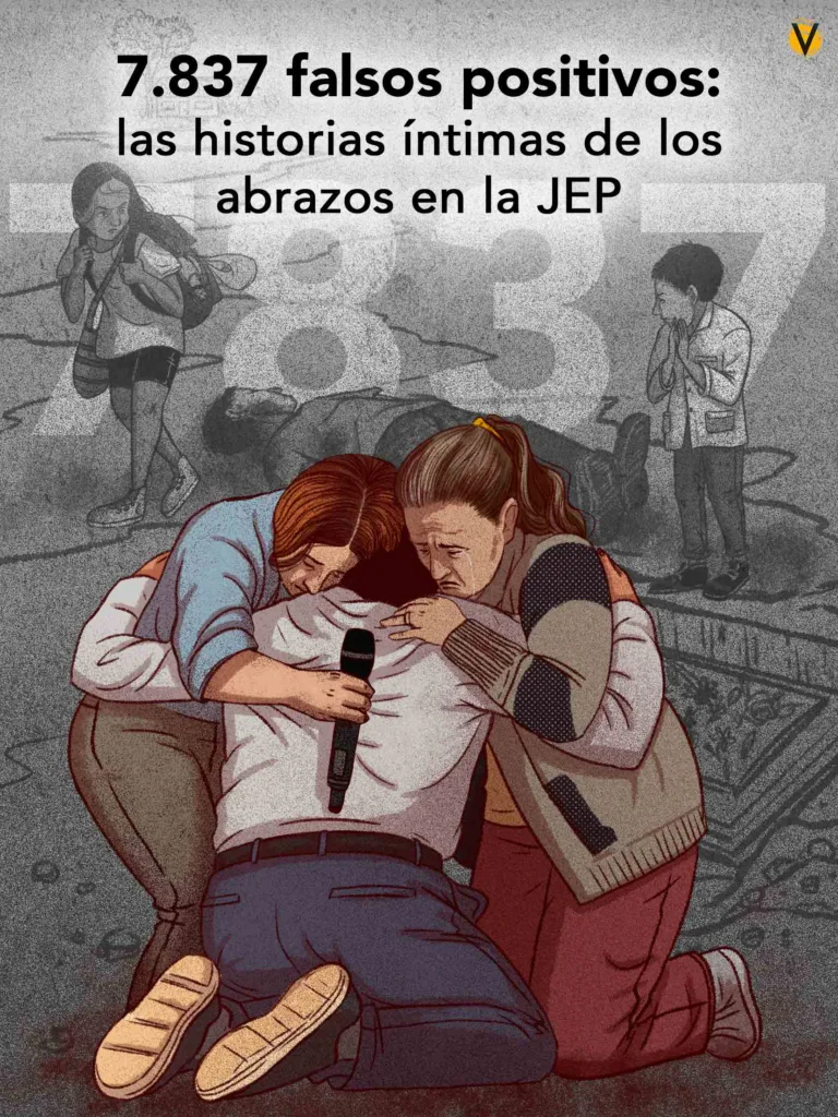 Hijos de campesinos asesinados por el Ejército abrazaron a los militares que los dejaron huérfanos. Los victimarios les respondieron las preguntas más difíciles que han hecho en sus vidas. La JEP actualizó el número de ejecuciones extrajudiciales: 7.837.