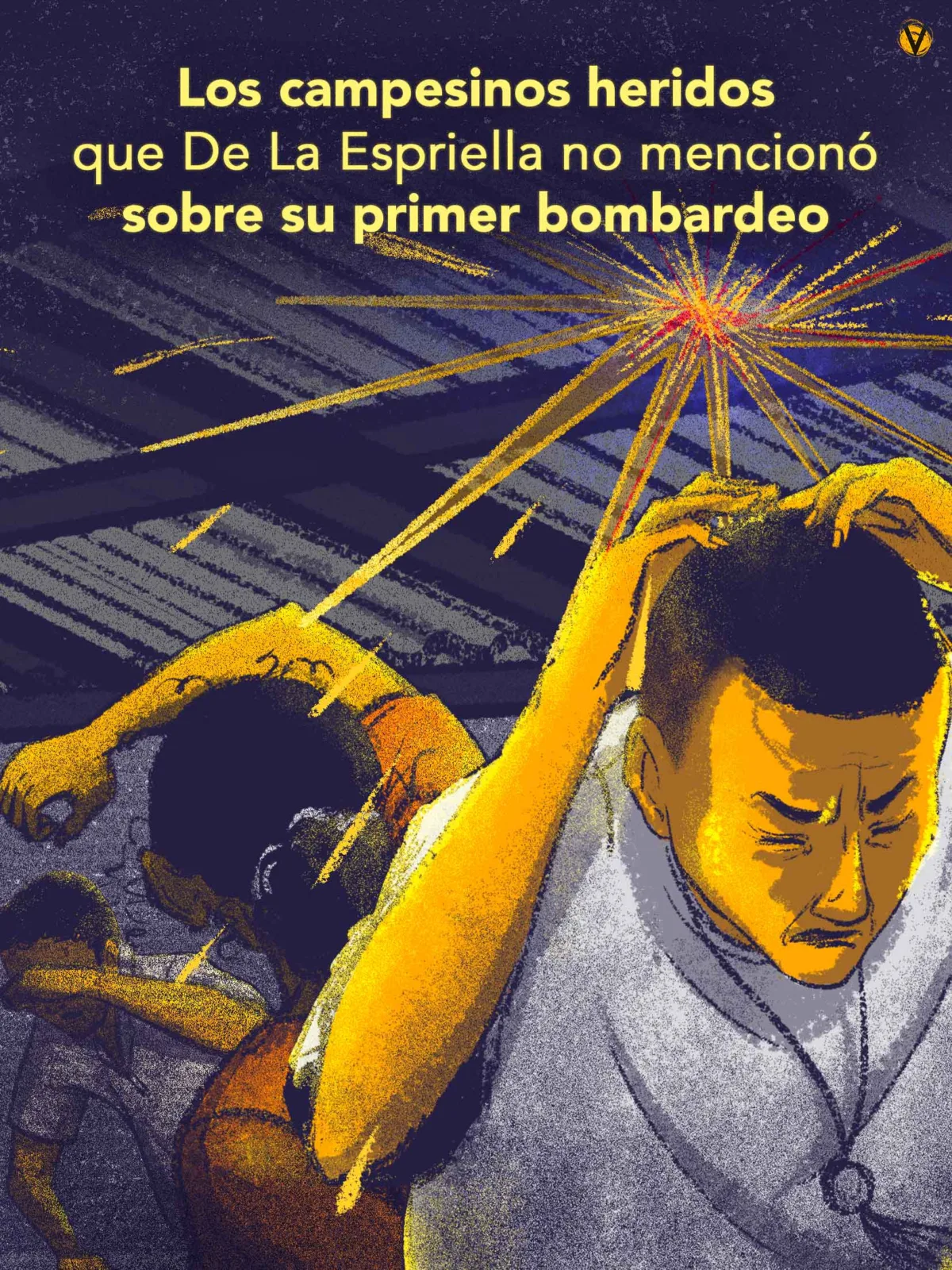 El Ministerio de Defensa reportó un golpe contundente contra el ELN en Norte de Santander, pero omitió mencionar que las bombas hirieron a tres campesinos, desplazaron algunas familias y dañaron casas.