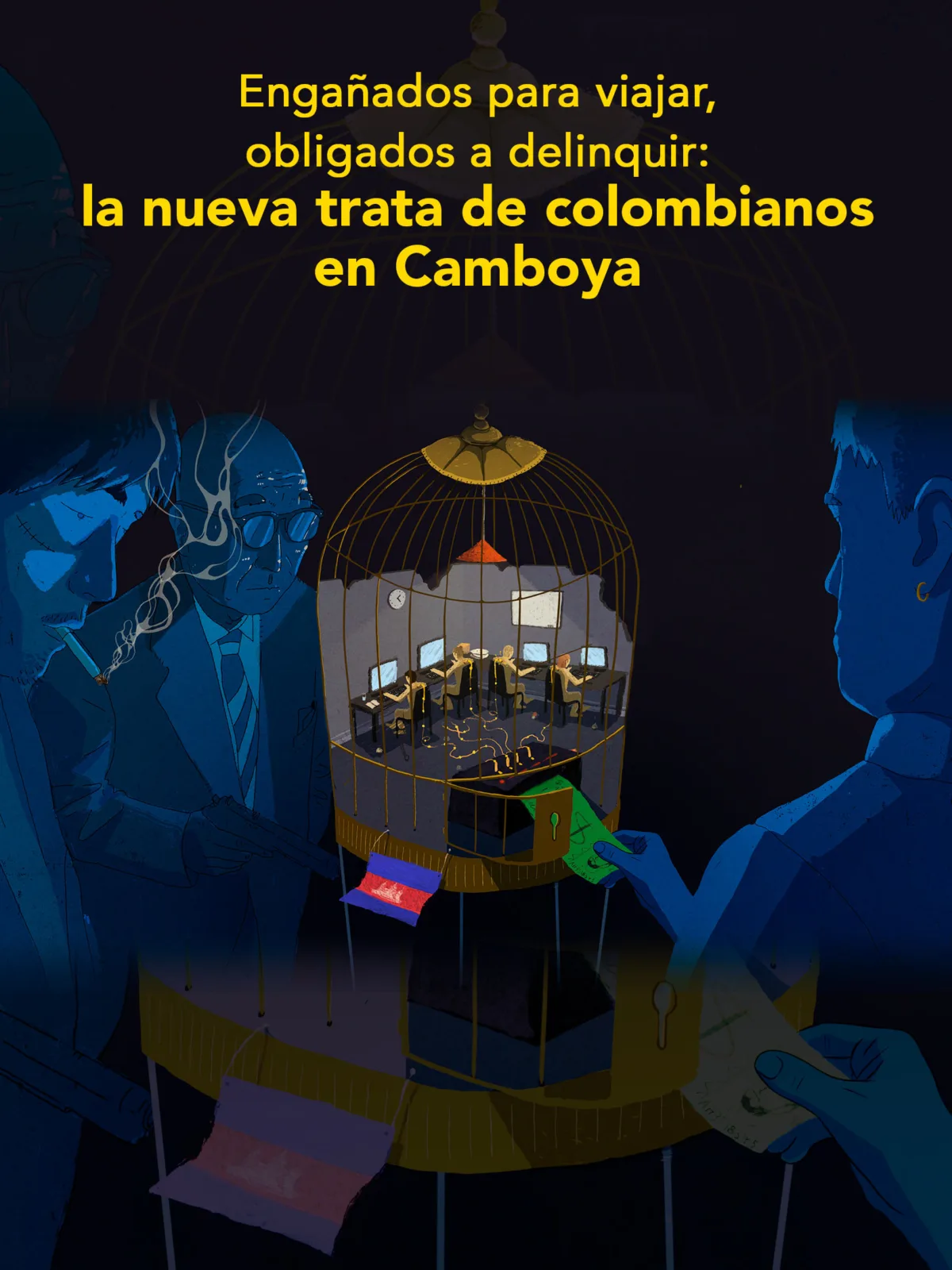 Colombianos en Camboya